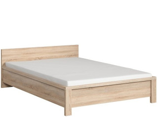 KASPIAN dub sonoma LOZ/140 manželská posteľ 140x200 cm