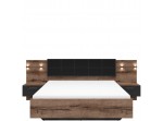 KASSEL LOZ/180/B manželská posteľ s úložným priestorom 180x200 cm
