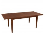 KENT gaštan ESTO 160 rozkladací jedálenský stôl 160-200x90 cm
