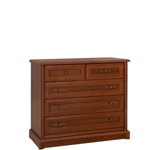 KENT gaštan EKOM 5S/10 komoda