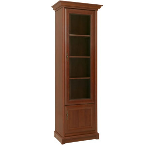 KENT gaštan EWIT 1DP vitrína, pravé prevedenie