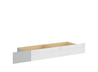 NANDU SZU biely lesk, zásuvka pod posteľ