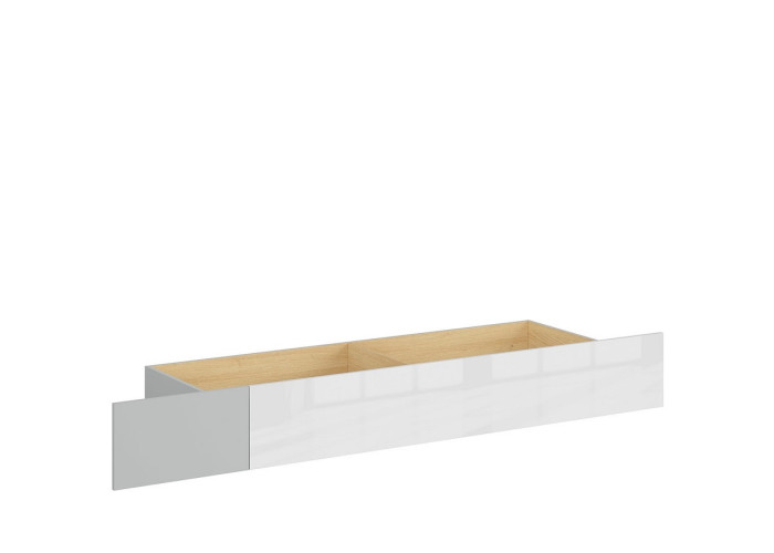 NANDU SZU biely lesk, zásuvka pod posteľ NANDU SZU biely lesk, zásuvka pod posteľ