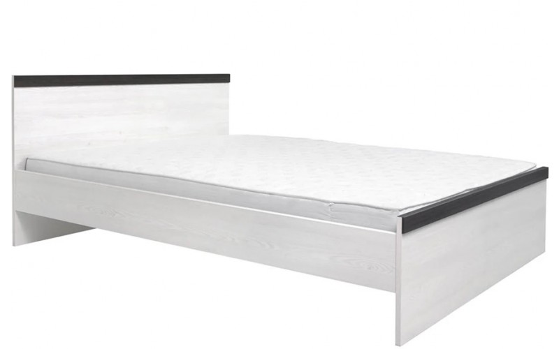 PORTO smrekovec sibiu svetlý LOZ160, posteľ 160x200 cm