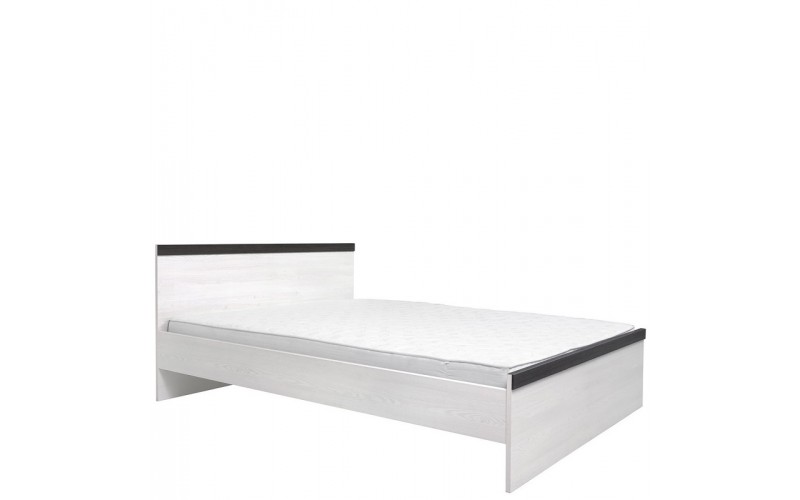 PORTO smrekovec sibiu svetlý LOZ160, posteľ v šírke 160x200 cm