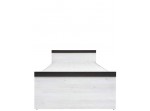 PORTO smrekovec sibiu svetlý LOZ90, jednolôžková posteľ 90x200 cm