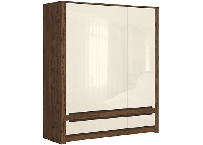 RUSO perleťový lesk SZF3D3S, šatníkovo-policová skriňa RUSO perleťový lesk SZF3D3S, šatníkovo-policová skriňa