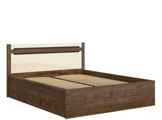 RUSO perleťový lesk LOZ/160-B, manželská posteľ s úložným priestorom 160x200 cm