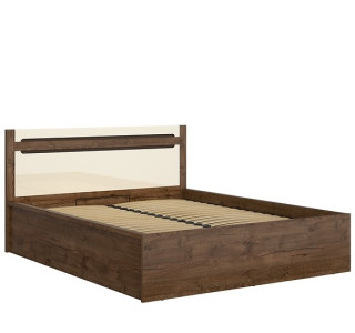 RUSO perleťový lesk LOZ/160-B, manželská posteľ s úložným priestorom 160x200 cm