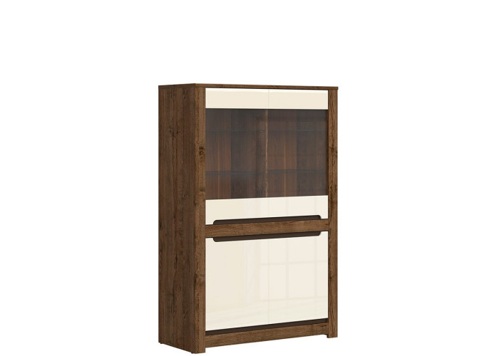 RUSO perleťový lesk REG2W2D, vitrína RUSO perleťový lesk REG2W2D, vitrína