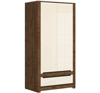 RUSO perleťový lesk SZF2D1S, šatníková skriňa