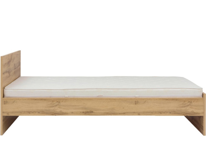 ZELE dub wotan LOZ/90 jednolôžková posteľ 90x200 cm ZELE dub wotan LOZ/90 jednolôžková posteľ 90x200 cm