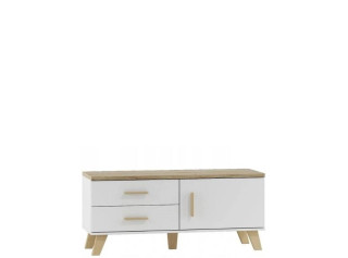 ELIS biela 1D2S 120, TV stolík ELIS biela 1D2S 120, TV stolík