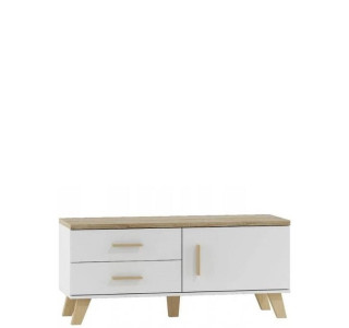 ELIS biela 1D2S 120, TV stolík