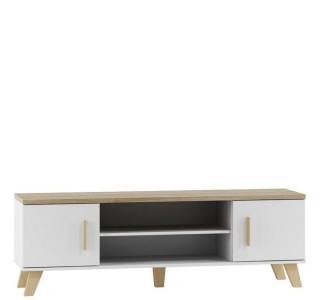 ELIS biela 2D2K 160, TV stolík