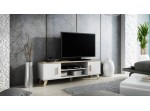 ELIS biela 2D2K 160, TV stolík