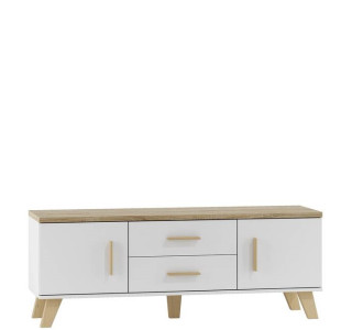 ELIS biela 2D2S 140, TV stolík