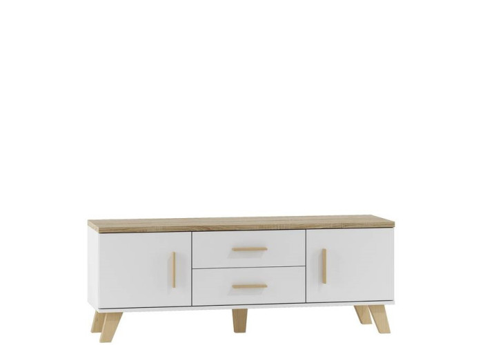 ELIS biela 2D2S 140, TV stolík