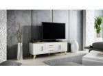 ELIS biela 2D2S 140, TV stolík