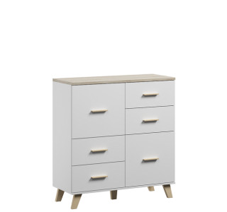 ELIS biela 2D4S 110, komoda