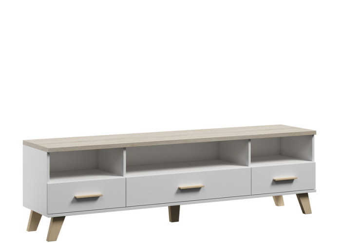 ELIS biela 3S3K 180, TV stolík ELIS biela 3S3K 180, TV stolík