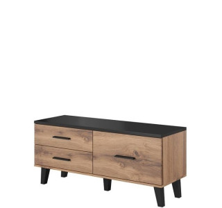 ELIS dub wotan/čierna 1D2S 120, TV stolík