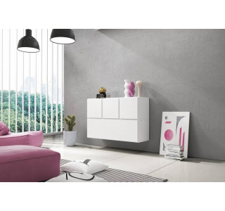 RAFA biela 13, závesná komoda