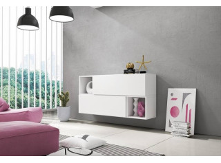 RAFA biela 14, závesná komoda