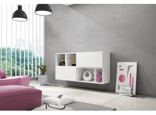 RAFA biela 15, závesná komoda