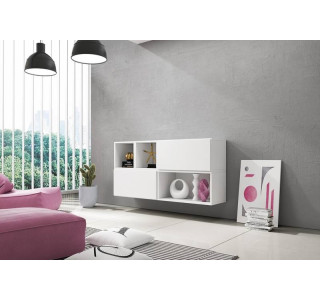 RAFA biela 15, závesná komoda