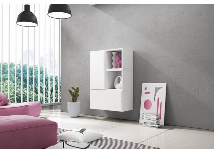 RAFA biela 17, závesná komoda