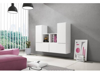 RAFA biela 18, závesná komoda