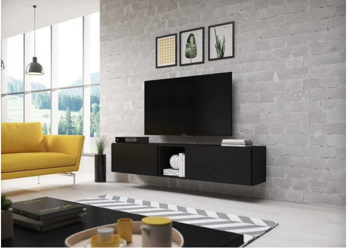 RAFA čierna 10, tv stolík RAFA čierna 10, tv stolík