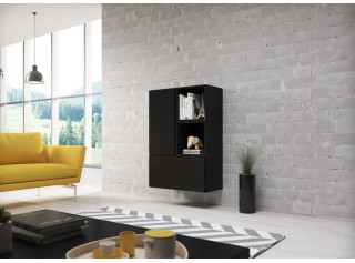 RAFA čierna 17, závesná komoda