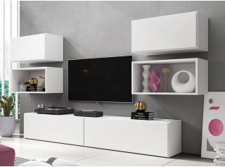 RAFA biela 03, obývačková zostava