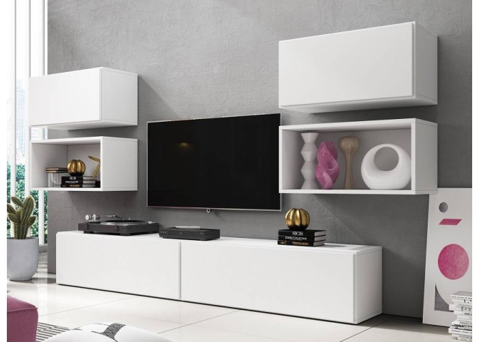 RAFA biela 03, obývačková zostava RAFA biela 03, obývačková zostava