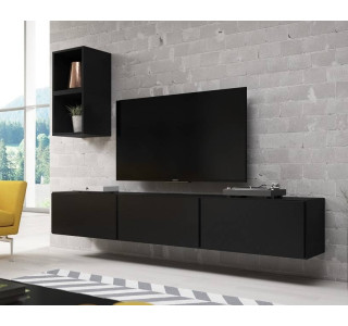 RAFA čierna 07, obývačková zostava