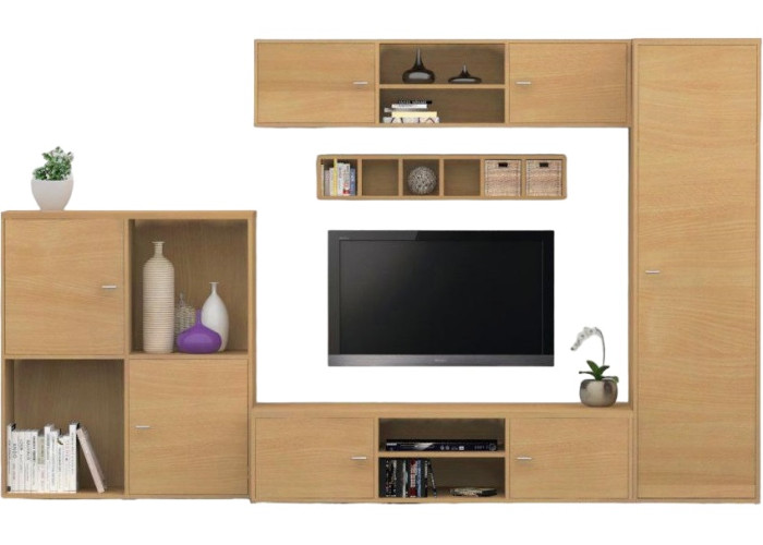 REA DENISA UP 1 buk, obývacia stena REA DENISA UP 1 buk, obývacia stena