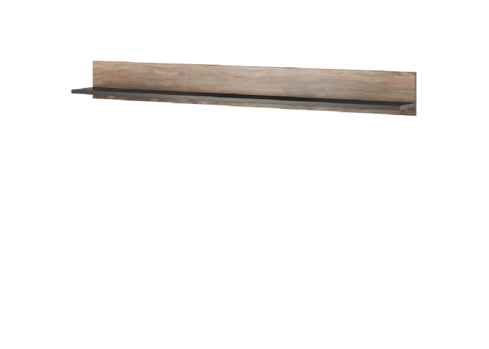 LARITA orech satin 02, závesná polica LARITA orech satin 02, závesná polica