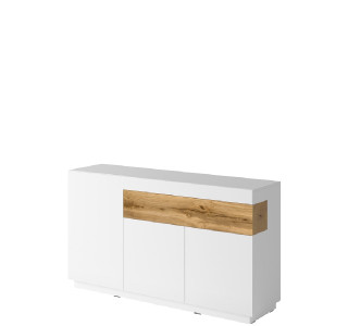 STACEY biely lesk 43, komoda