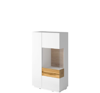 STACEY biely lesk 44, vitrína pravá