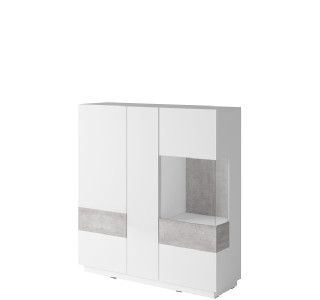 STACEY beton 46, vitrína