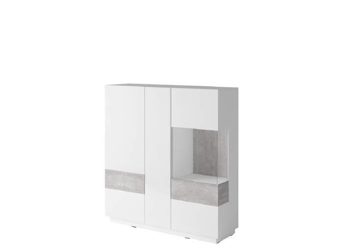 STACEY beton 46, vitrína STACEY beton 46, vitrína