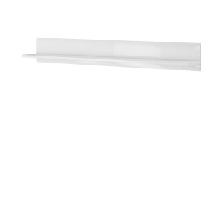 TASHIA biela/biely lesk 01, polica