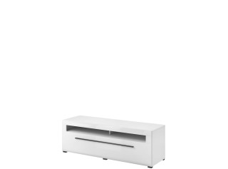 TASHIA biela/biely lesk 41, TV stolík TASHIA biela/biely lesk 41, TV stolík