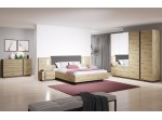 CITY dub artisan LOZ160, manželská posteľ 160x200 cm s úložným priestorom