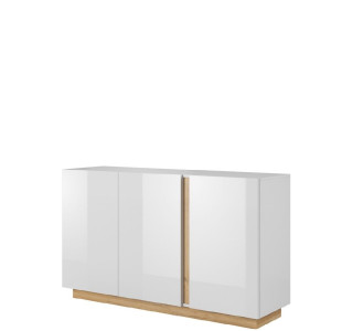 ARCO - CITY biely lesk 138, komoda