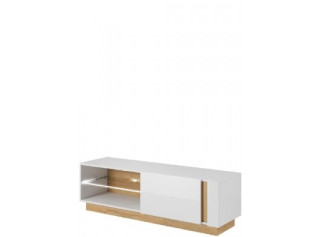 ARCO - CITY biely lesk 138, TV-stolík ARCO - CITY biely lesk 138, TV-stolík