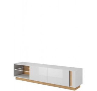 ARCO - CITY biely lesk 187, TV-stolík