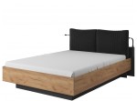 DETRE LOZ160, manželská posteľ s úložným priestorom 160x200 cm